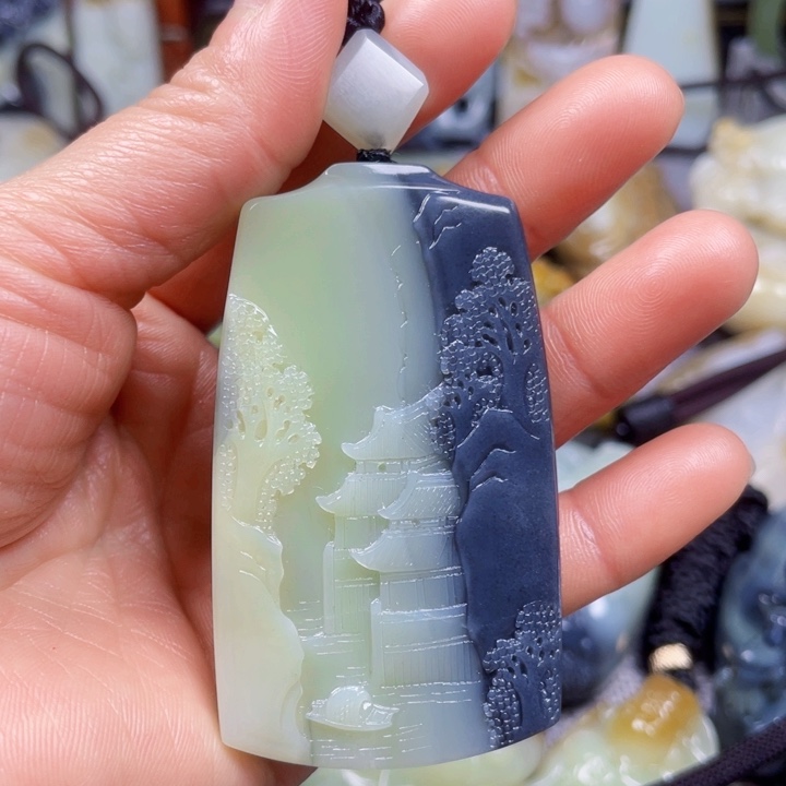 和田玉挂件未镶嵌