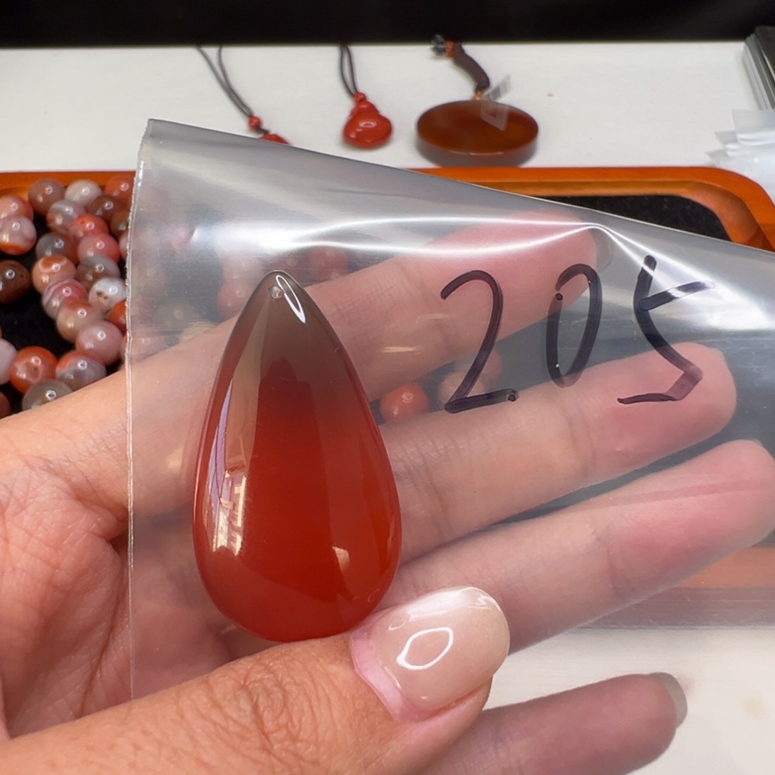 未镶嵌南红玛瑙南红玛瑙205号水滴吊坠