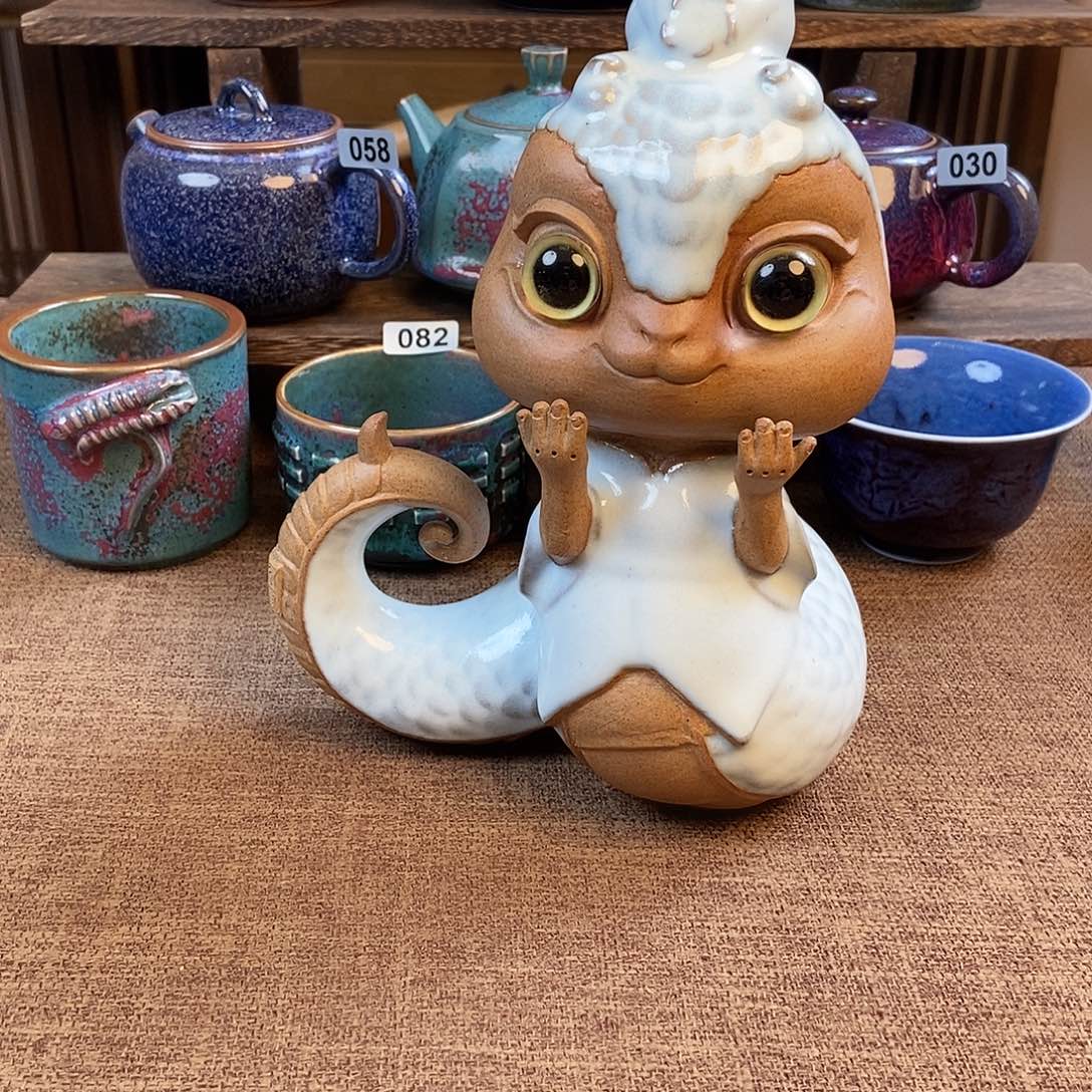 摆件食*周钧瓷摆件摆件