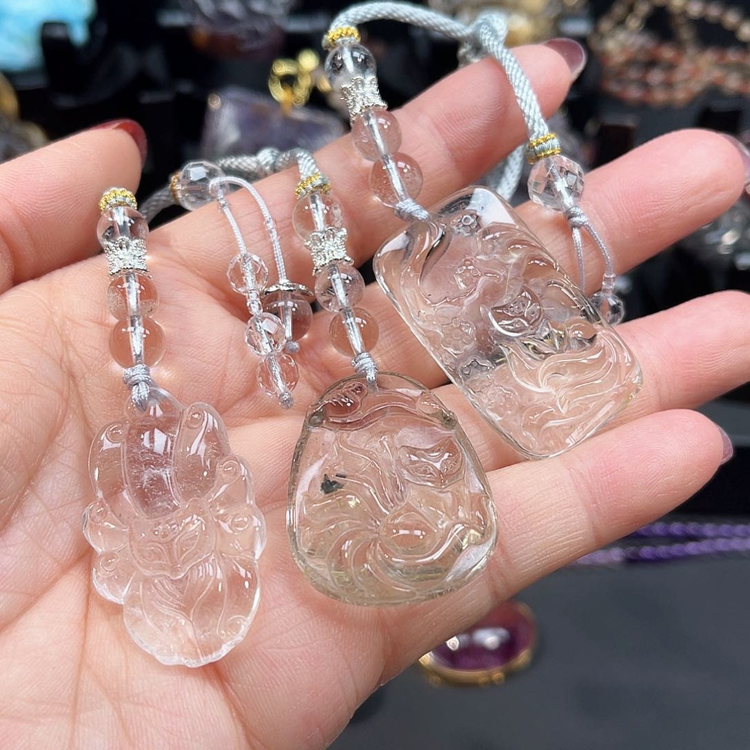 水晶颈饰未镶嵌多样性发一