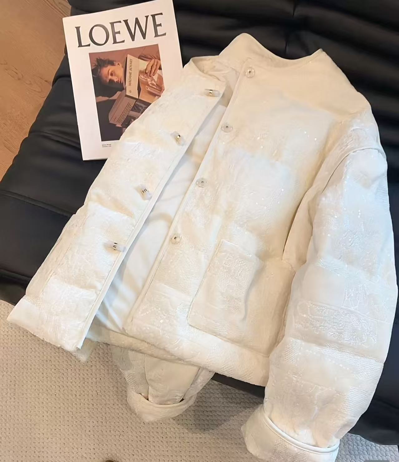 【棉服】白雪公主--新中式加棉设计高定轻奢宽松休闲复古国潮提花