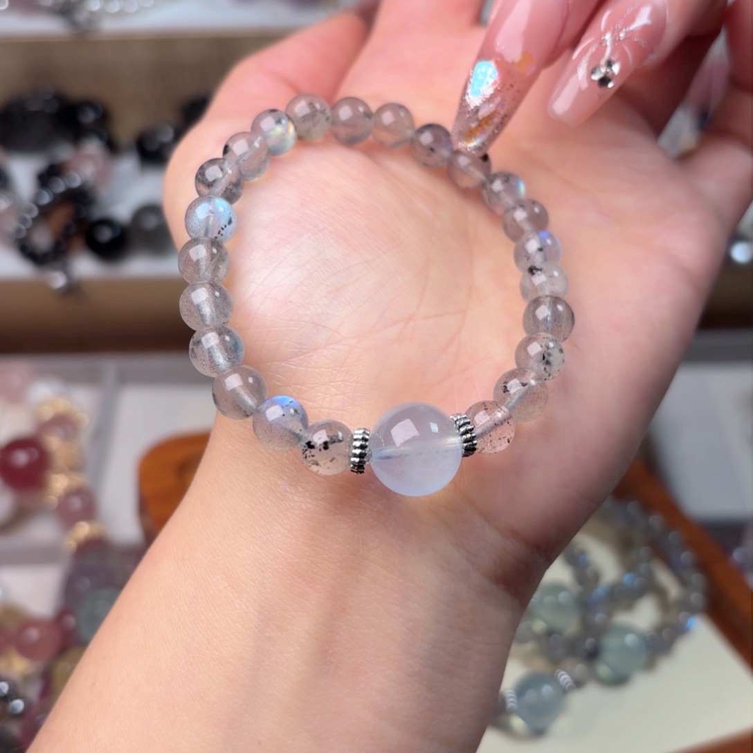 水晶手链合金手串