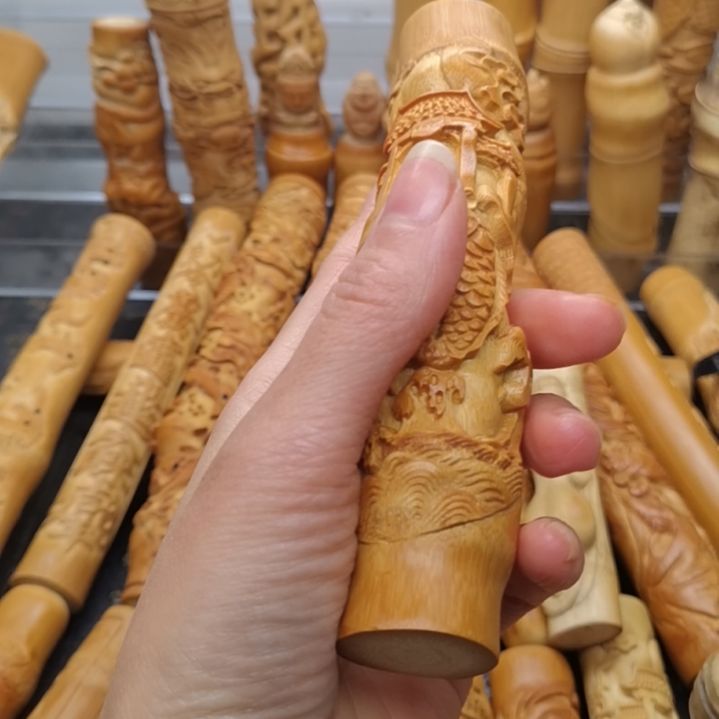 菊***叔竹红皮料子浮雕鱼跃龙门
