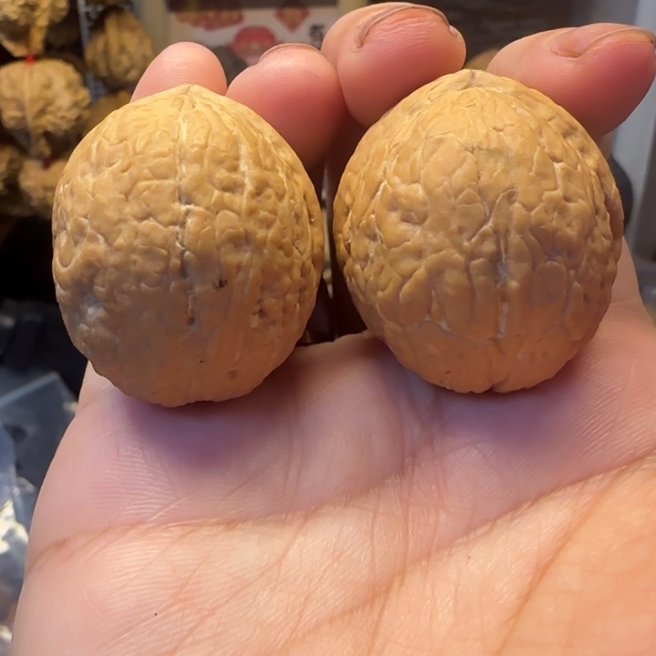 文玩核桃吊坠蛇皮球35