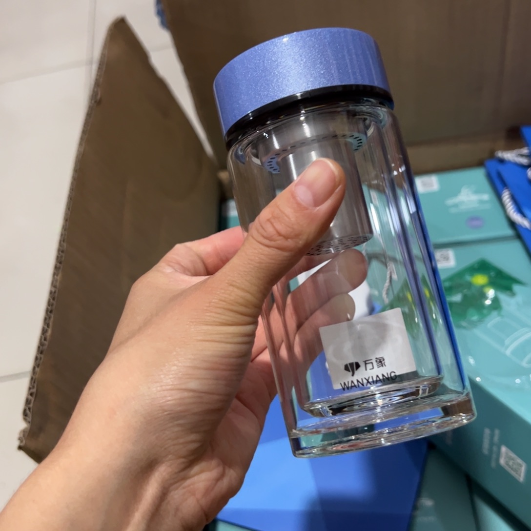 万象v161A蓝色玻璃杯210玻璃杯210