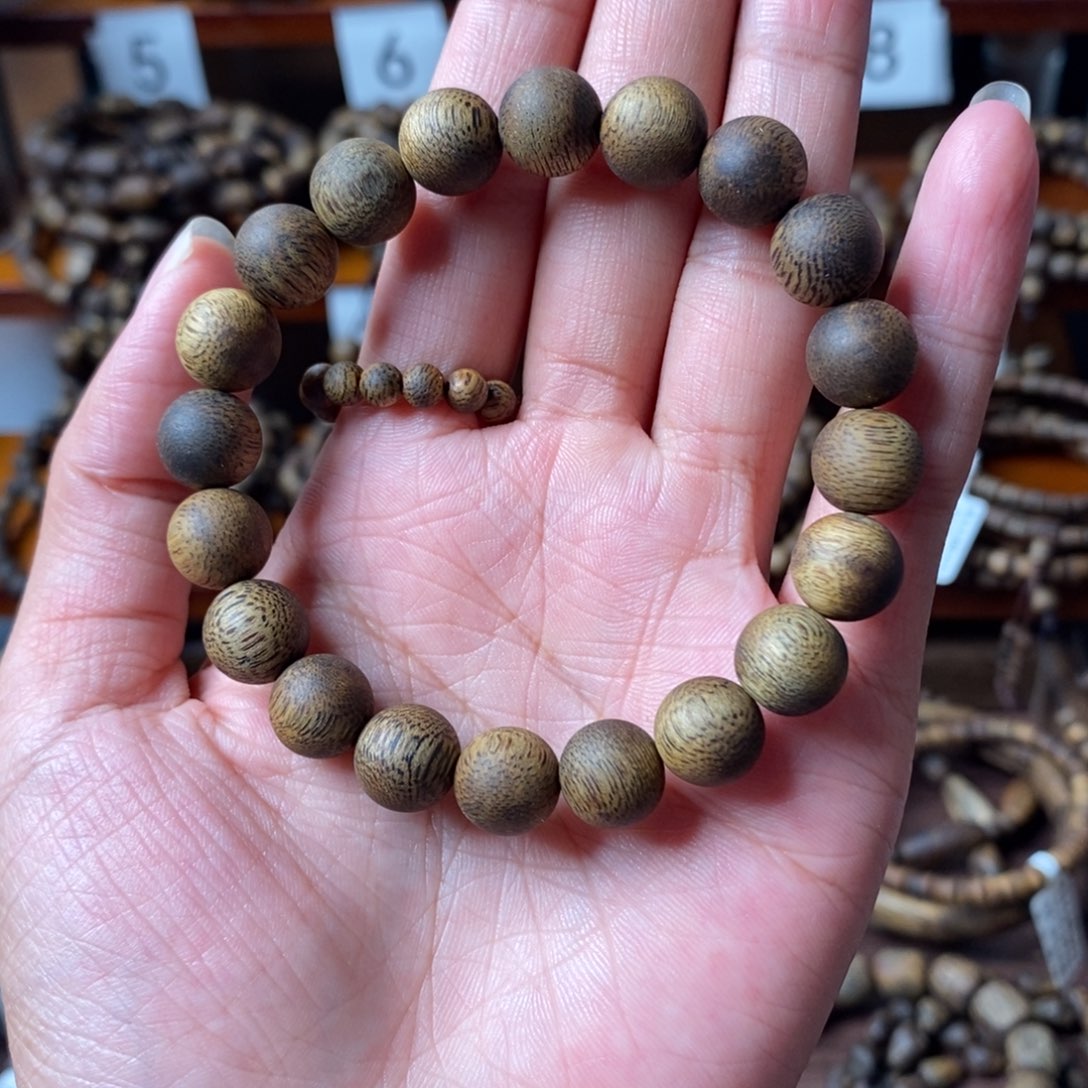 沉香沉香碎屑金沙叶1.0圆珠单圈多样性发一