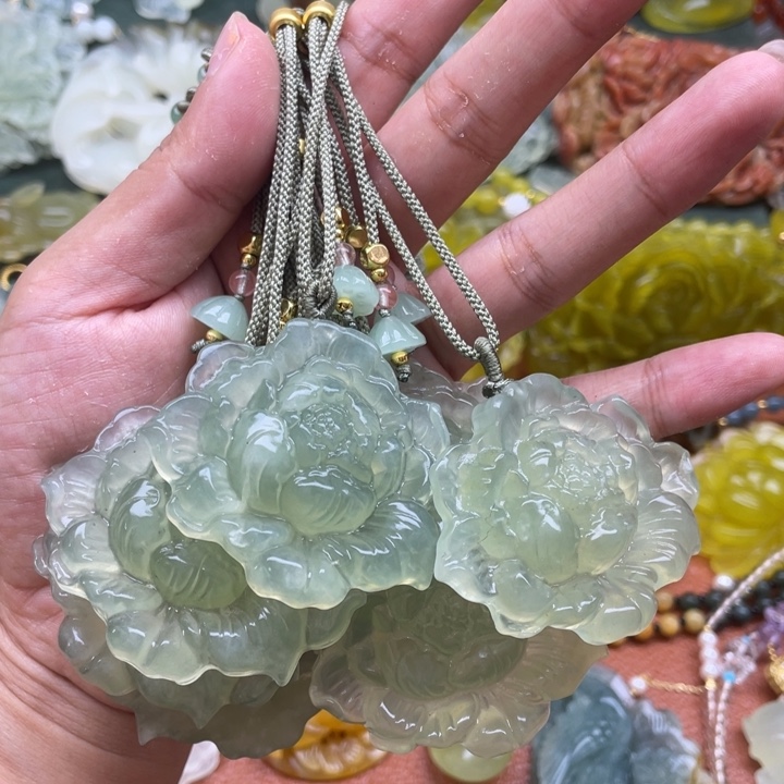 未镶嵌蛇纹石玉项链