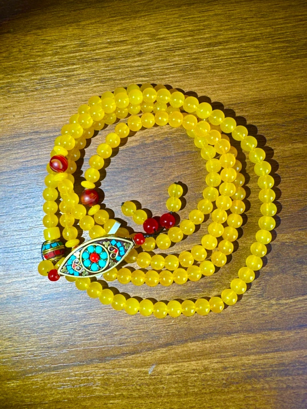 YS0045 精美108玉串（无礼盒）