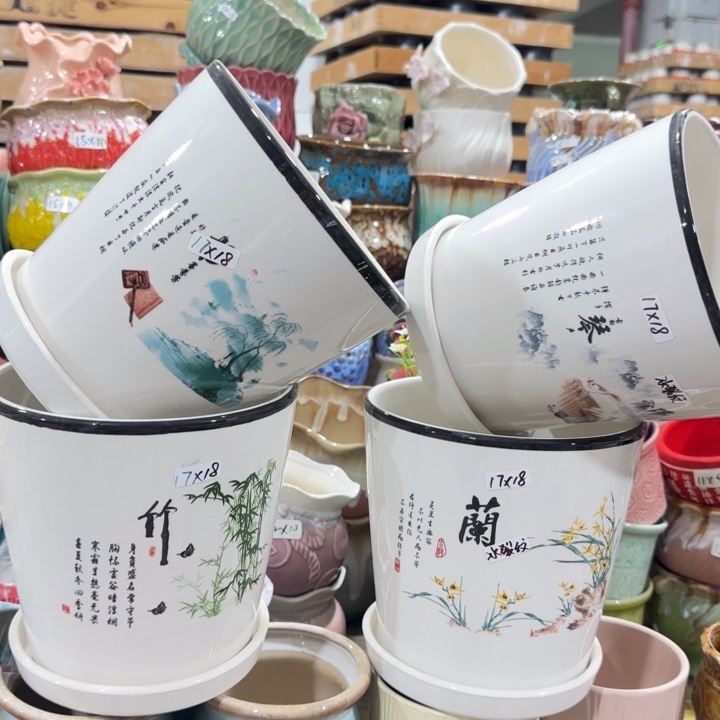 凑9块包邮，有孔，花盆