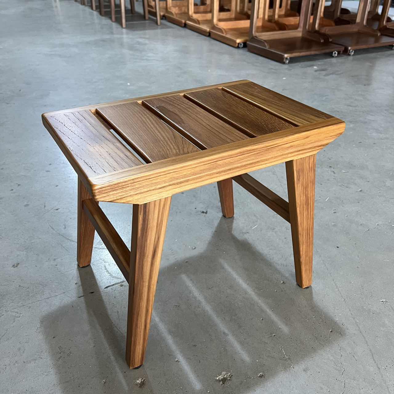 （35高）缅甸柚木时光小凳户外简约浴室凳凳子