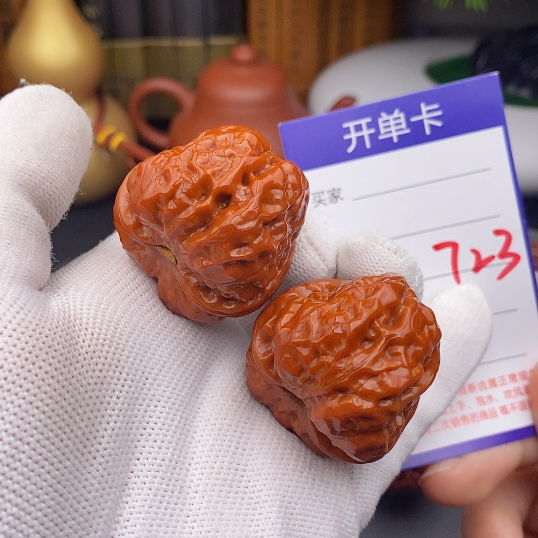 文玩核桃把件36蛤蟆头723
