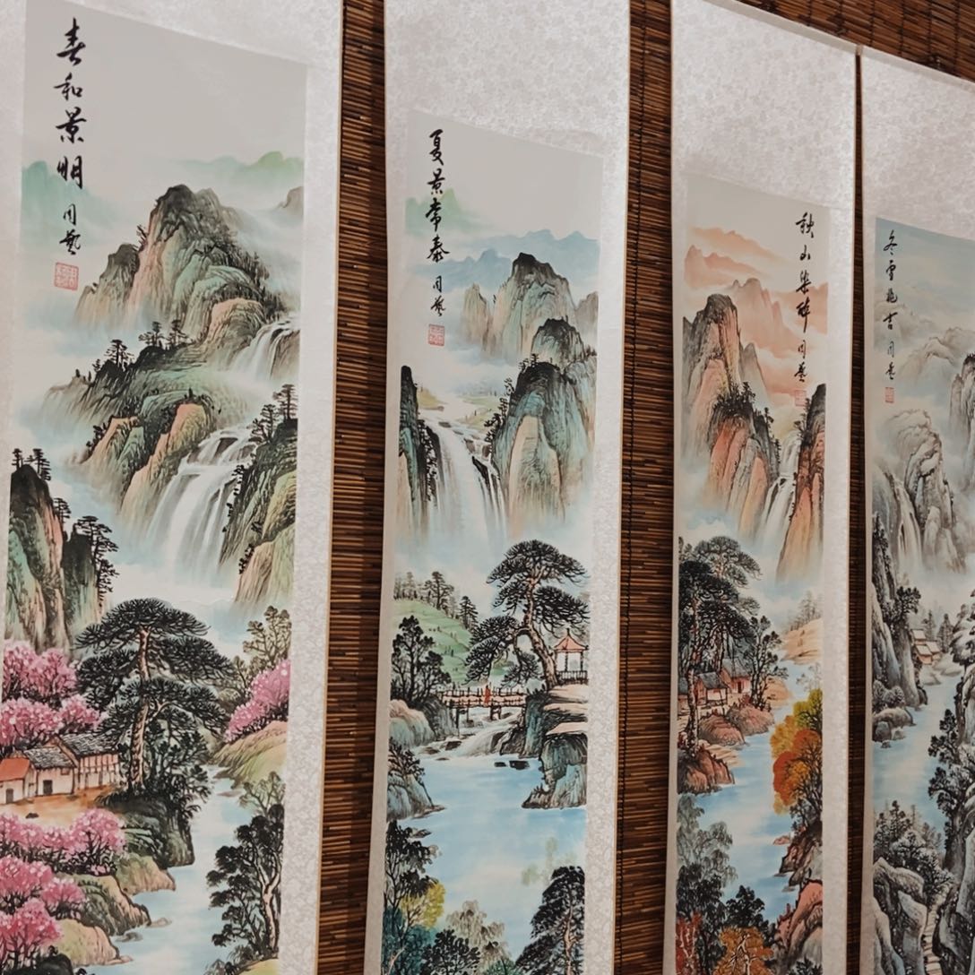 国画老师手笔手绘作品w