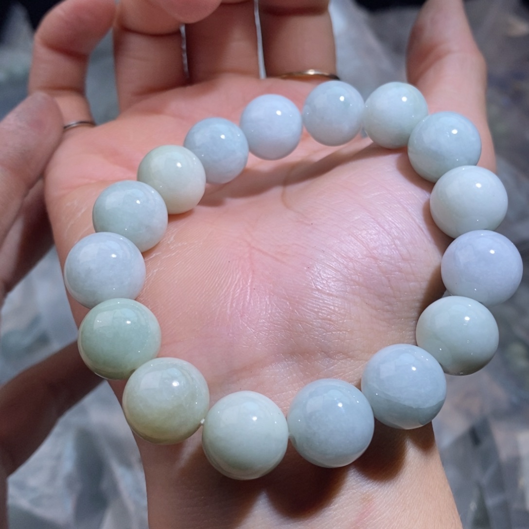 未镶嵌手串翡翠珠链