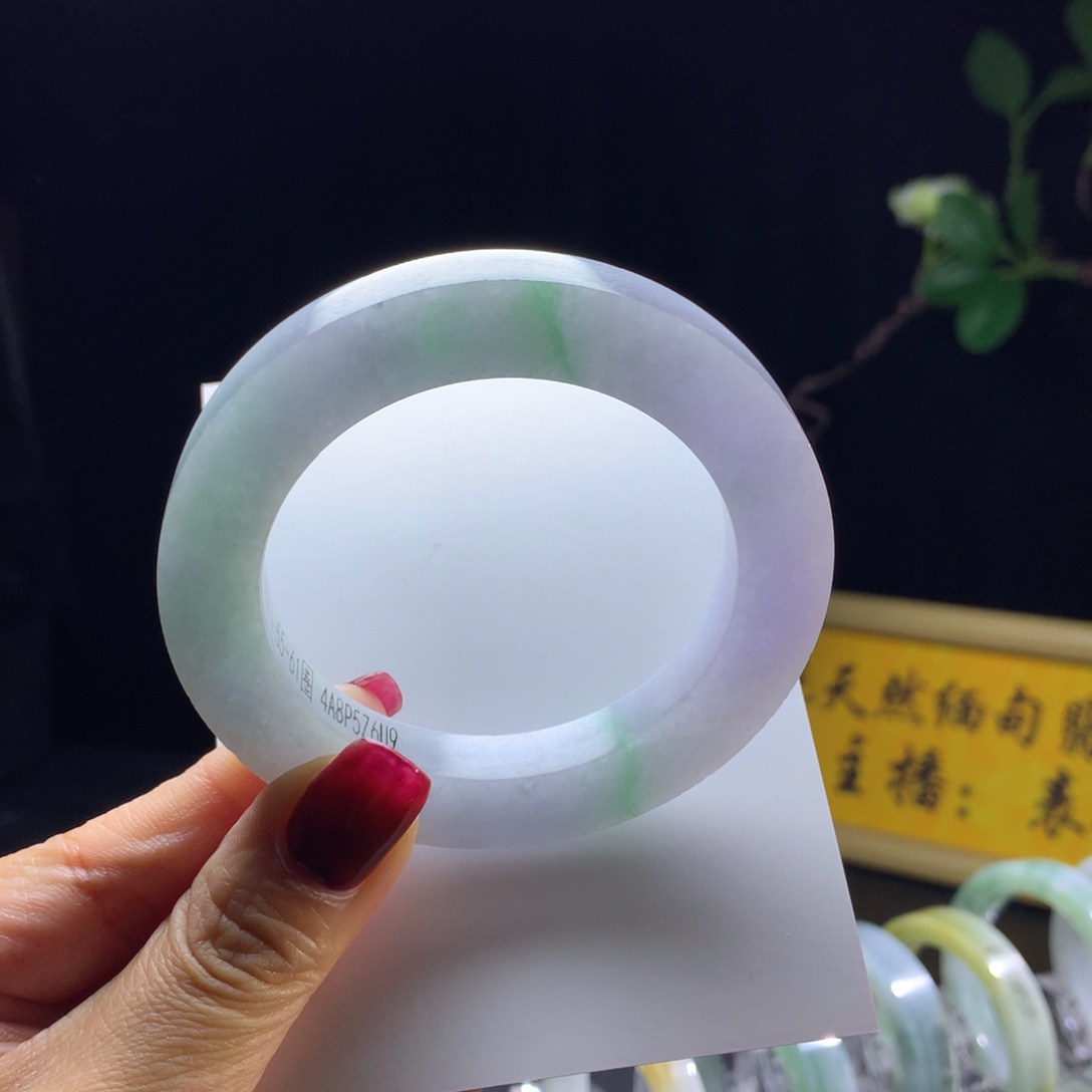 定制翡翠未镶嵌翡翠55，59圆条