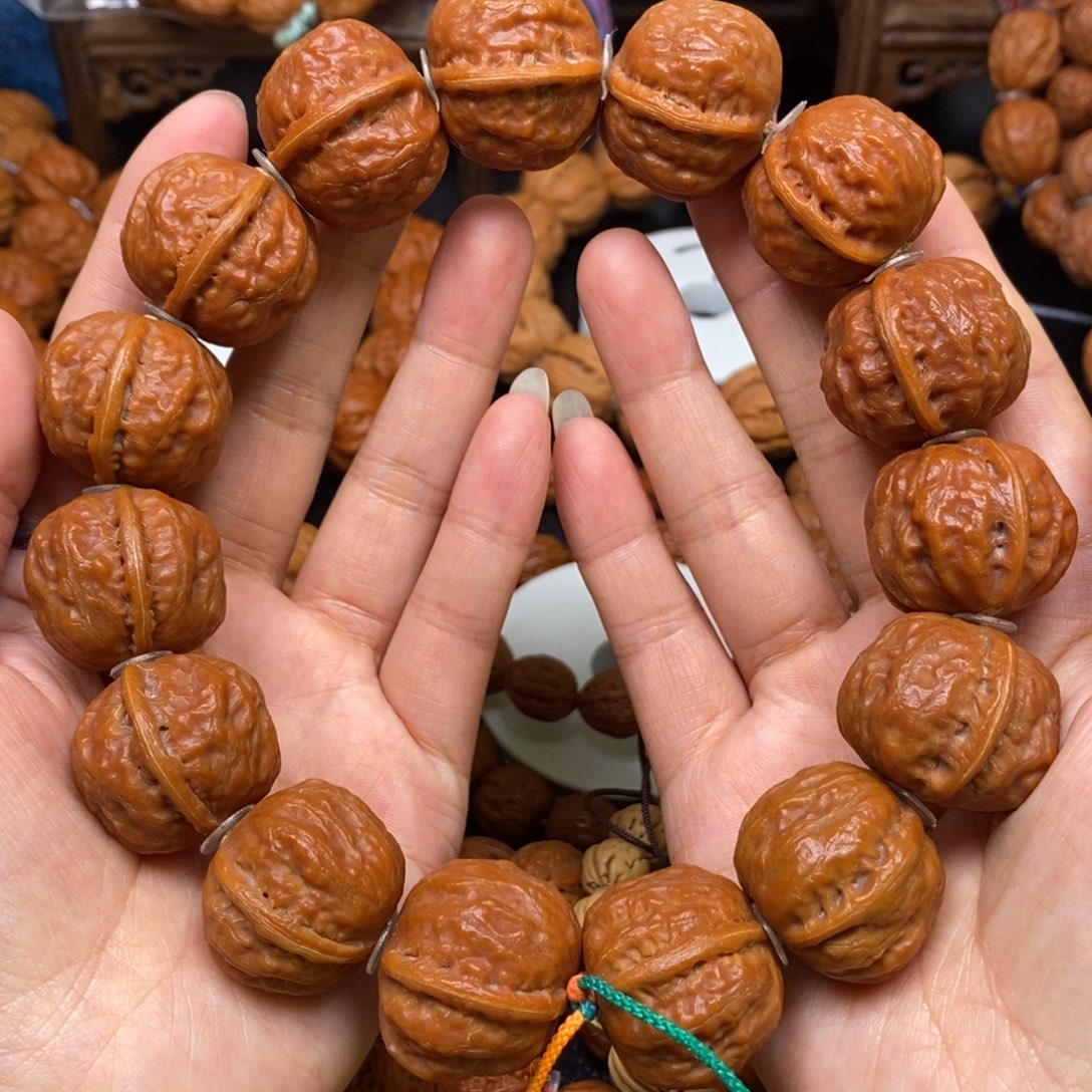 桃核手串一道筋蛤蟆头