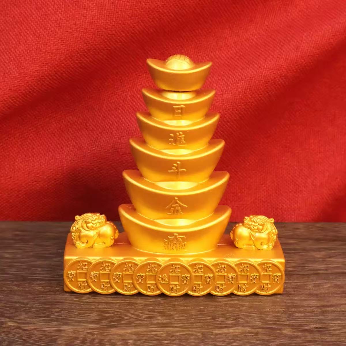 日进斗金塔收藏摆件