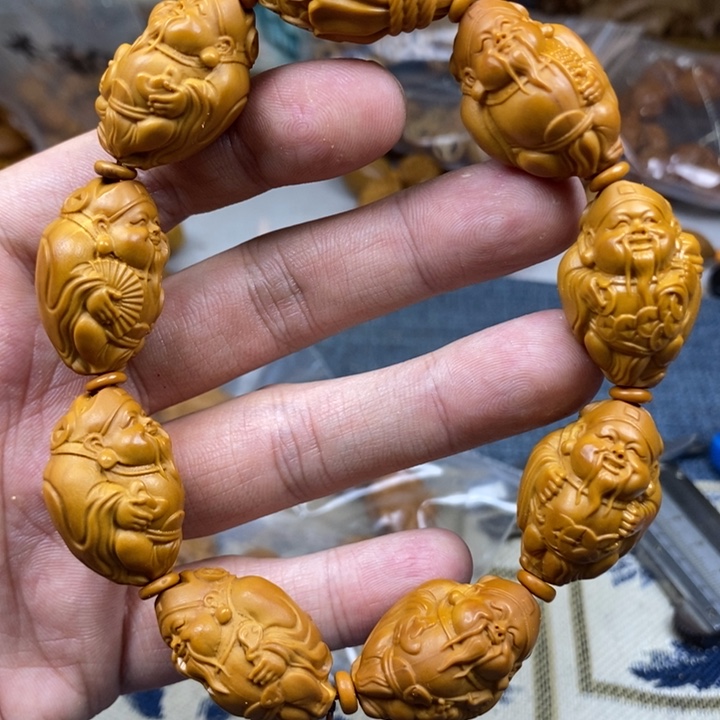 橄榄核手串/手链橄榄核雕工艺手串