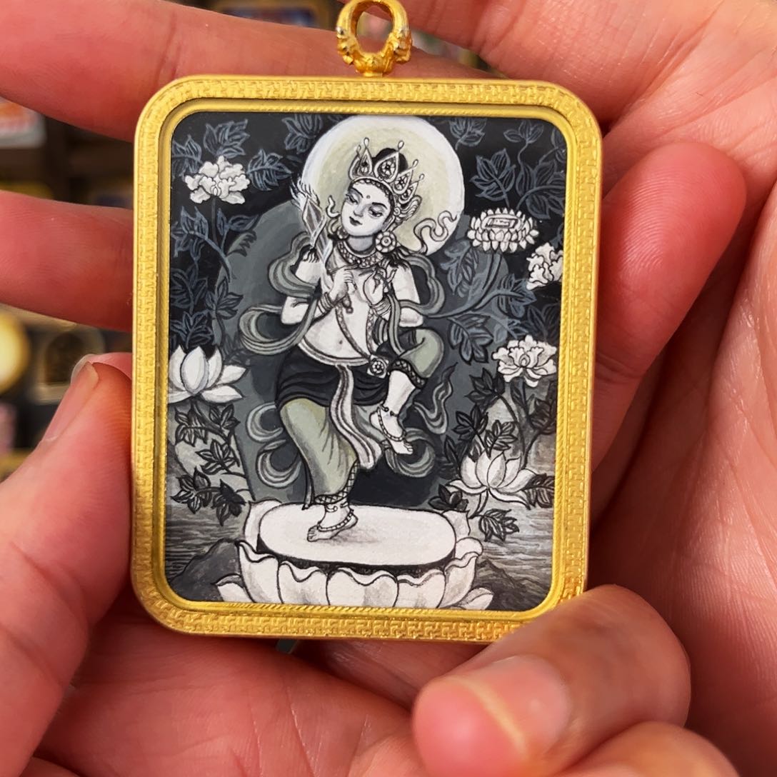 吊坠?****࿐青海手工制作文殊