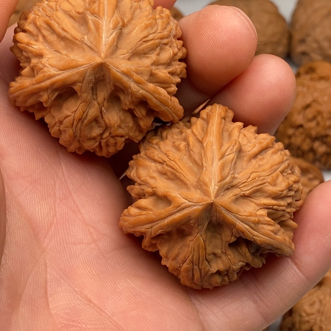 把件文玩核桃41文山三棱奔驰