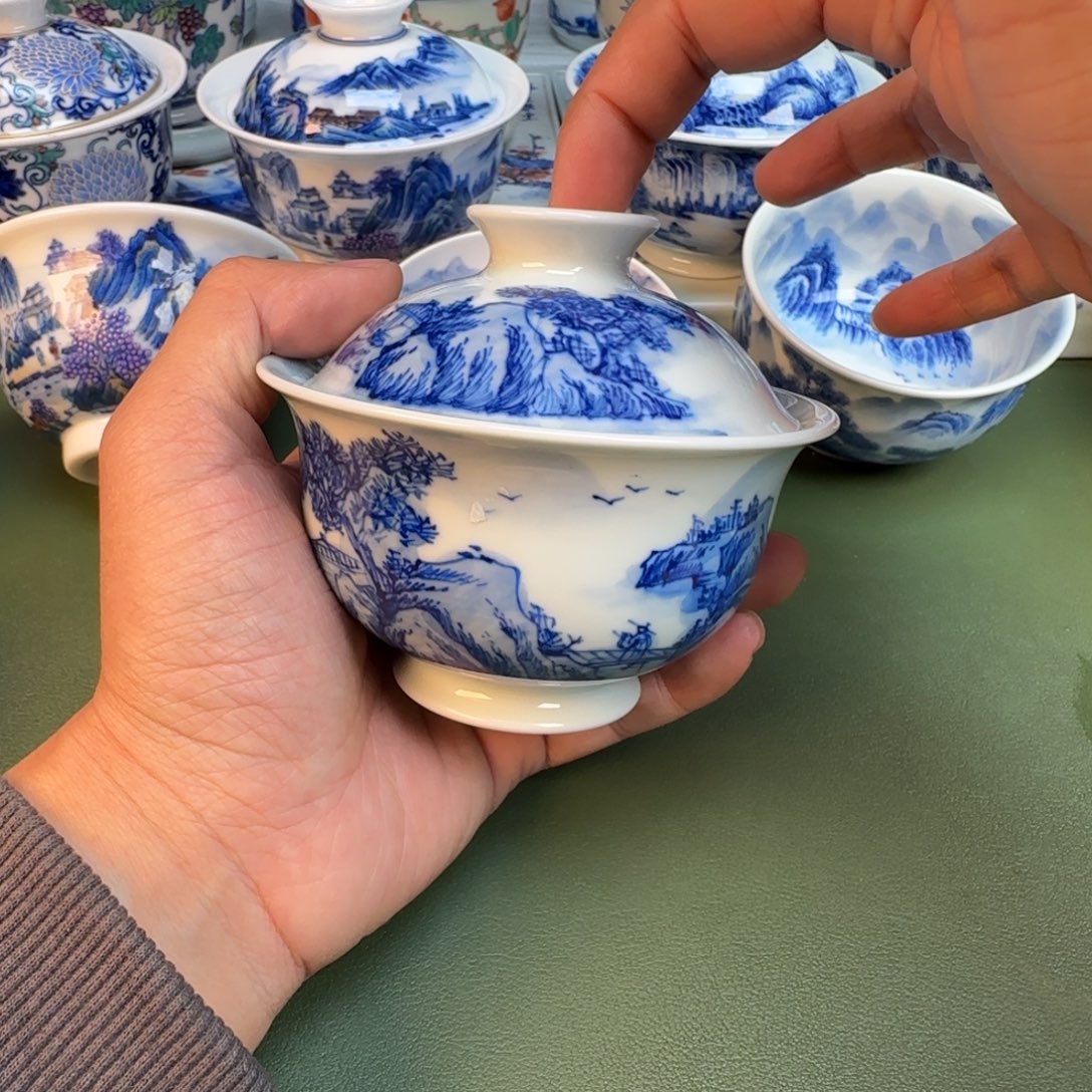 陶纯手工纯手绘茶具342