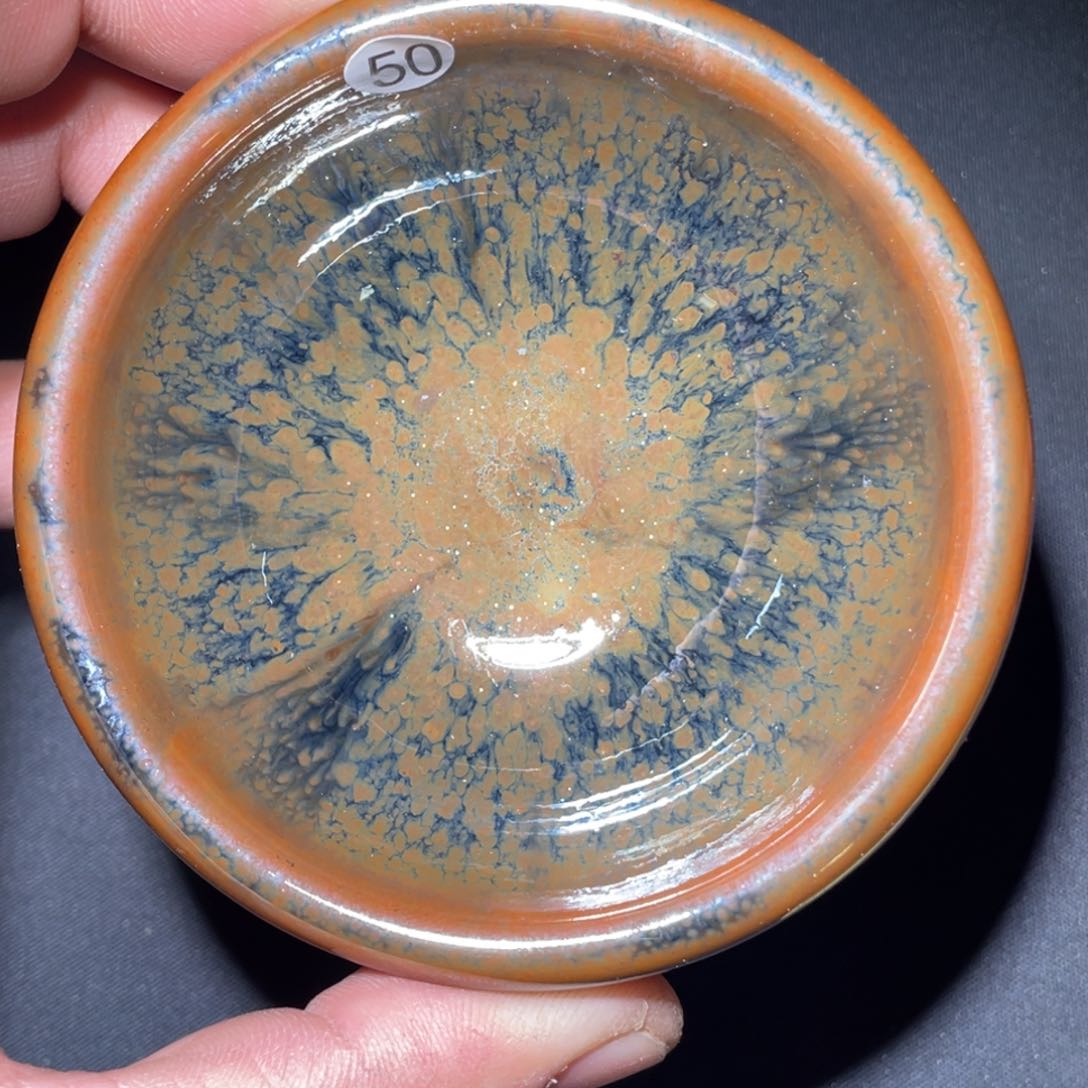 茶盏柴烧建盏老黄甄选50