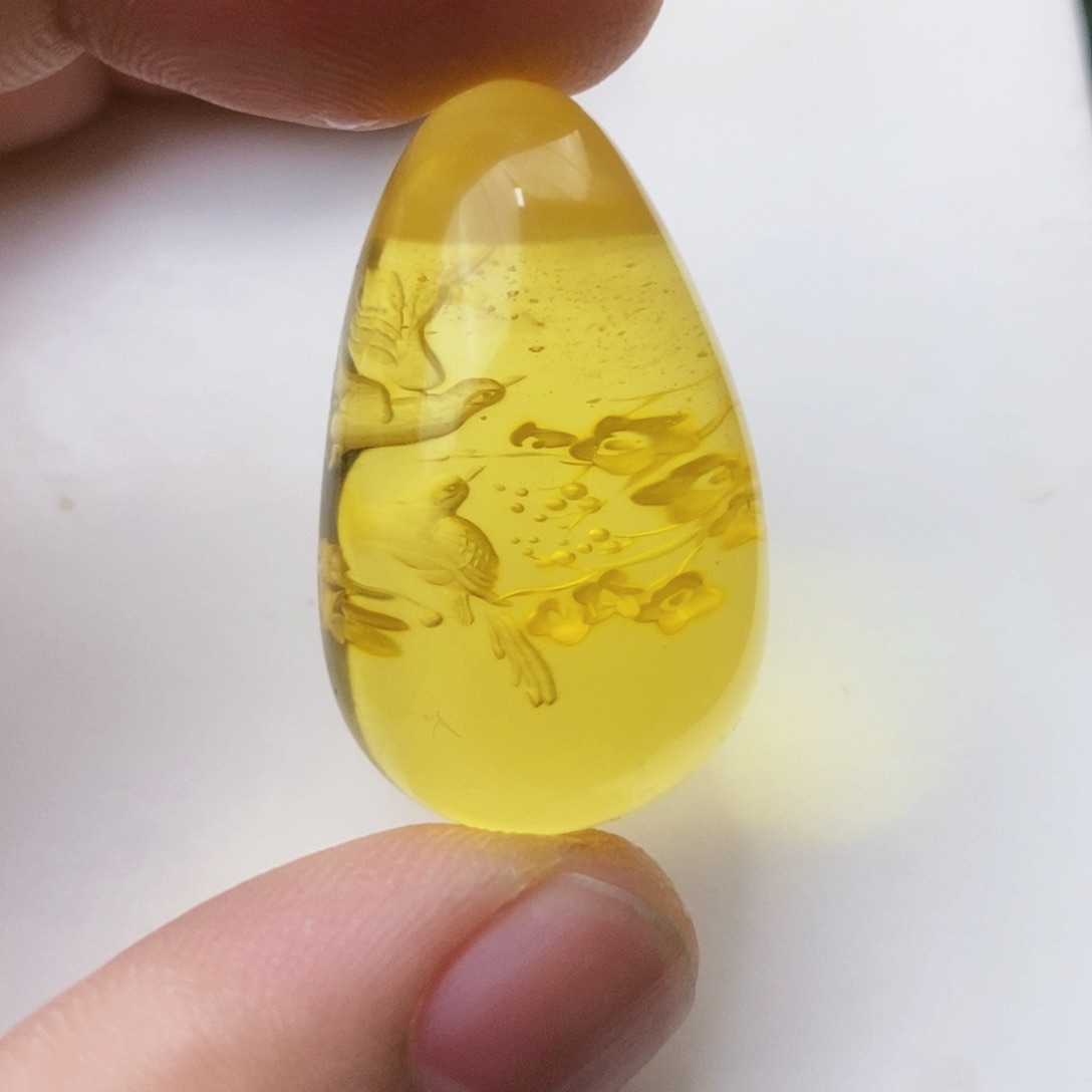 【闪购商品】金珀吊坠(不含链)未镶嵌