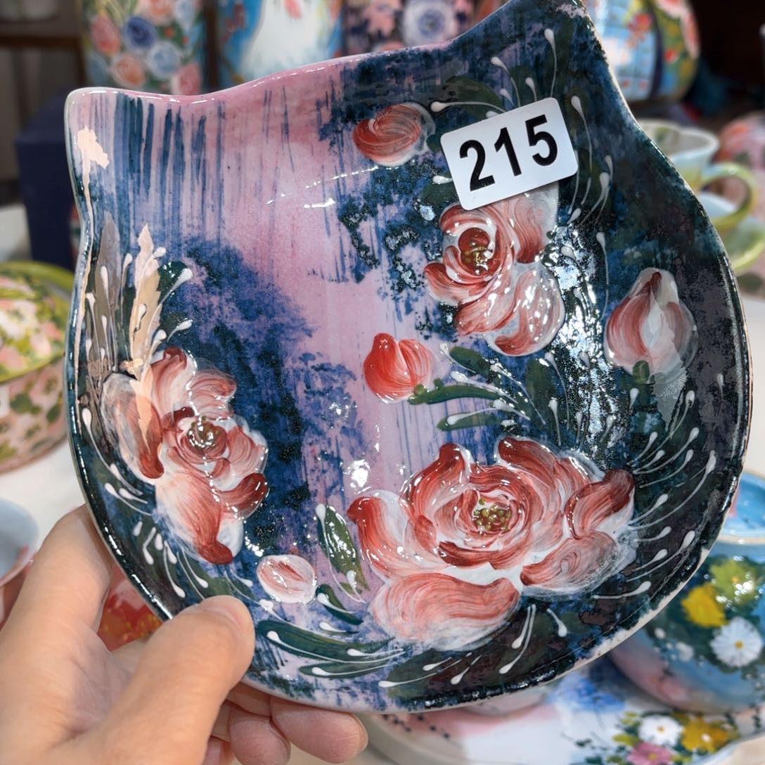 景德镇手绘高温釉下彩陶瓷茶具