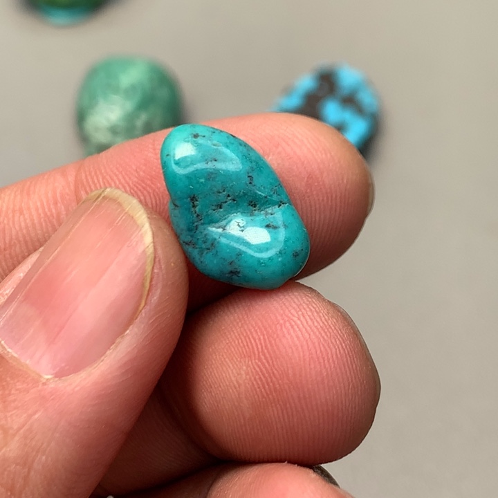 绿松石未镶嵌颈饰