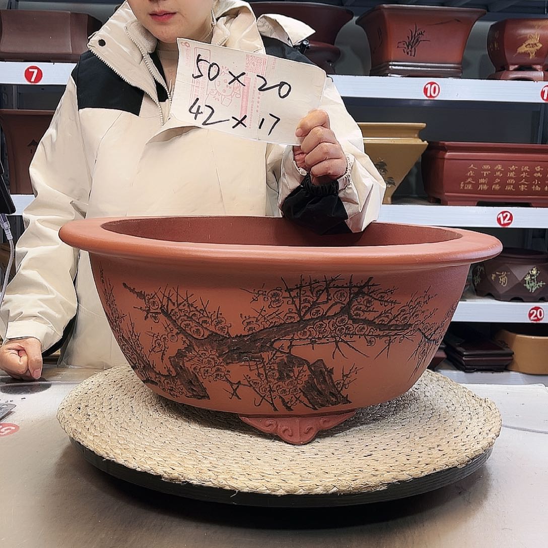 紫砂花盆紫砂花盆