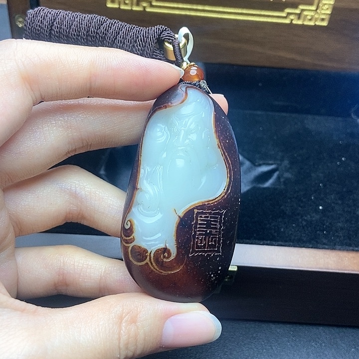 和田玉挂件未镶嵌富**开N