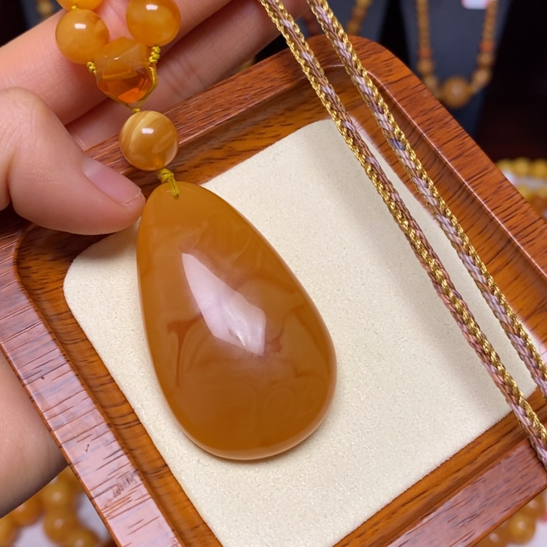 【闪购商品】蜜蜡颈饰未镶嵌项链