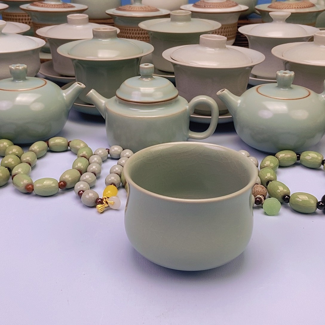 杯仿古卢施杯原矿原釉原产地