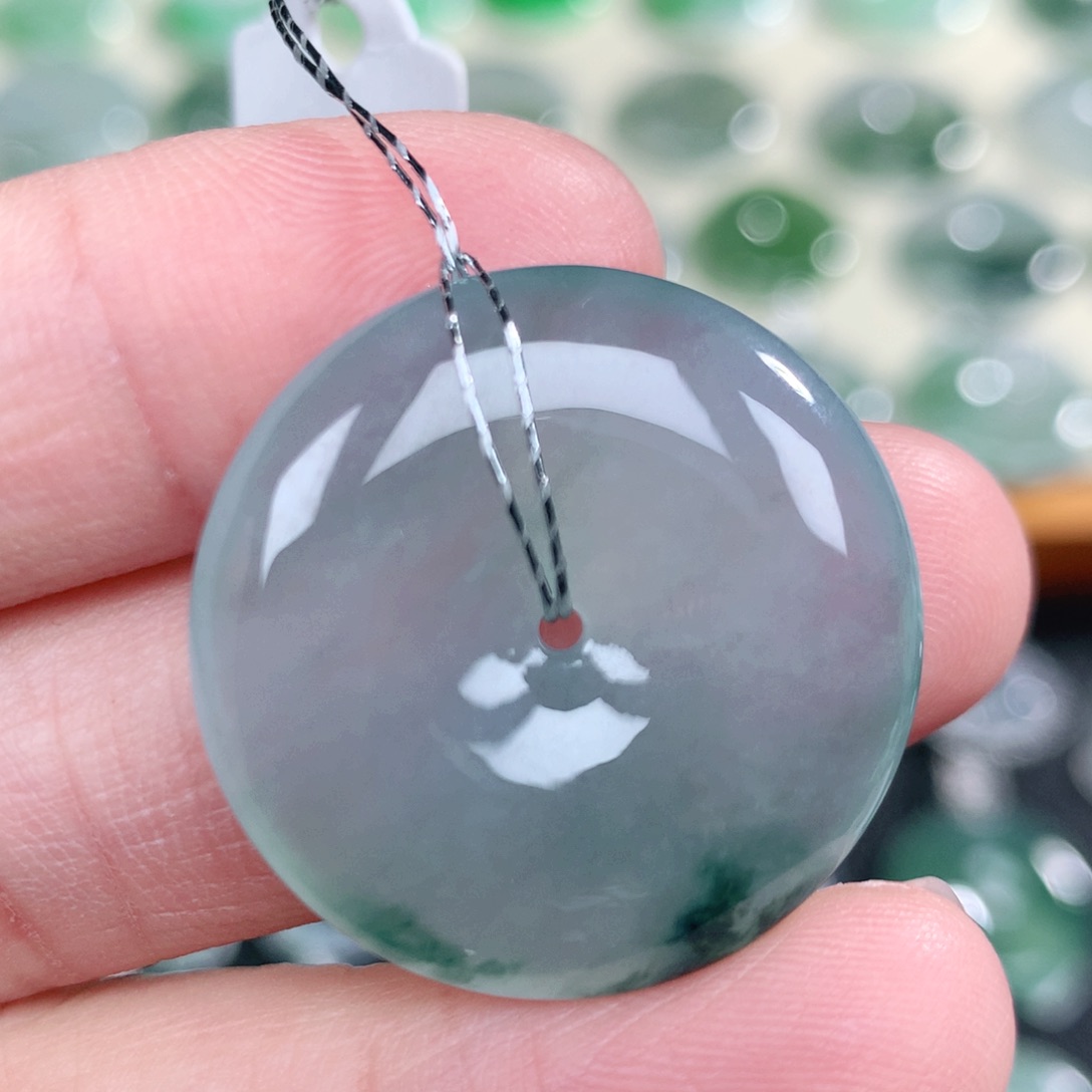 翡翠未镶嵌吊坠(不含链)26.3-5.8