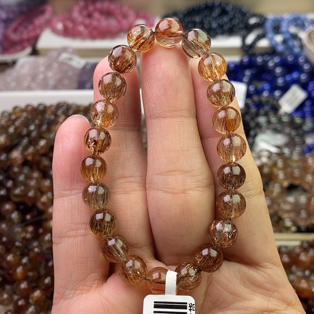 水晶手链未镶嵌小*包卡8