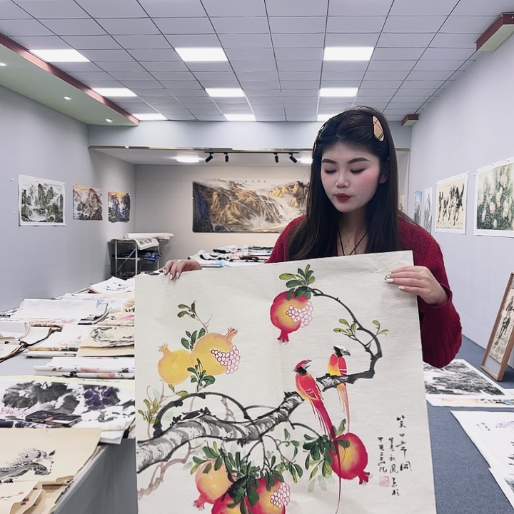 国画国画作品纯手绘