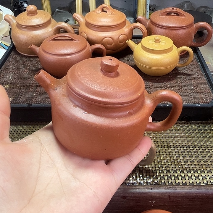 小***喆茶壶紫砂瑕疵品130毫升红降