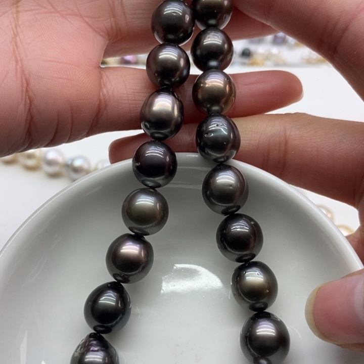 海水珍珠项链银S925镶嵌