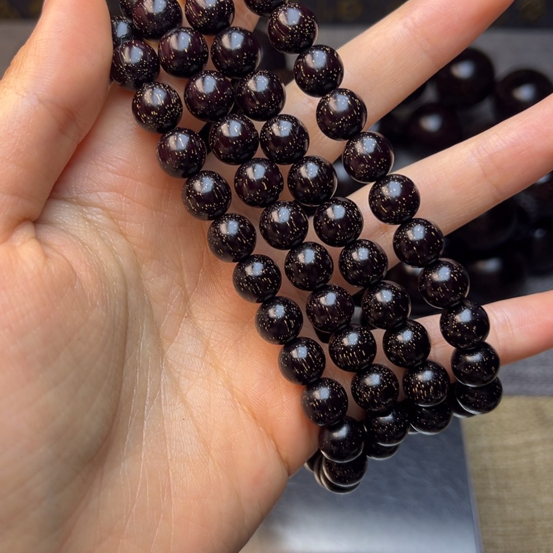 檀香紫檀（小叶紫檀）0.8✖️108 满天星