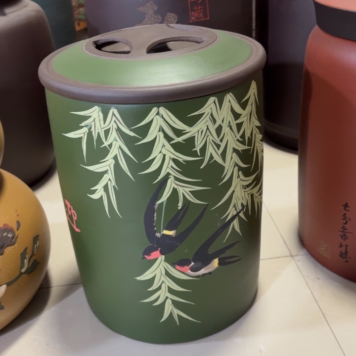 紫砂茶叶罐十二饼