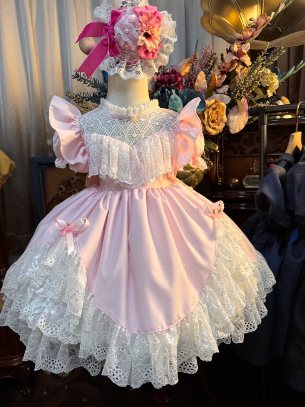 蕾丝花边手作裙（颜色多选）生日裙子lolita公主