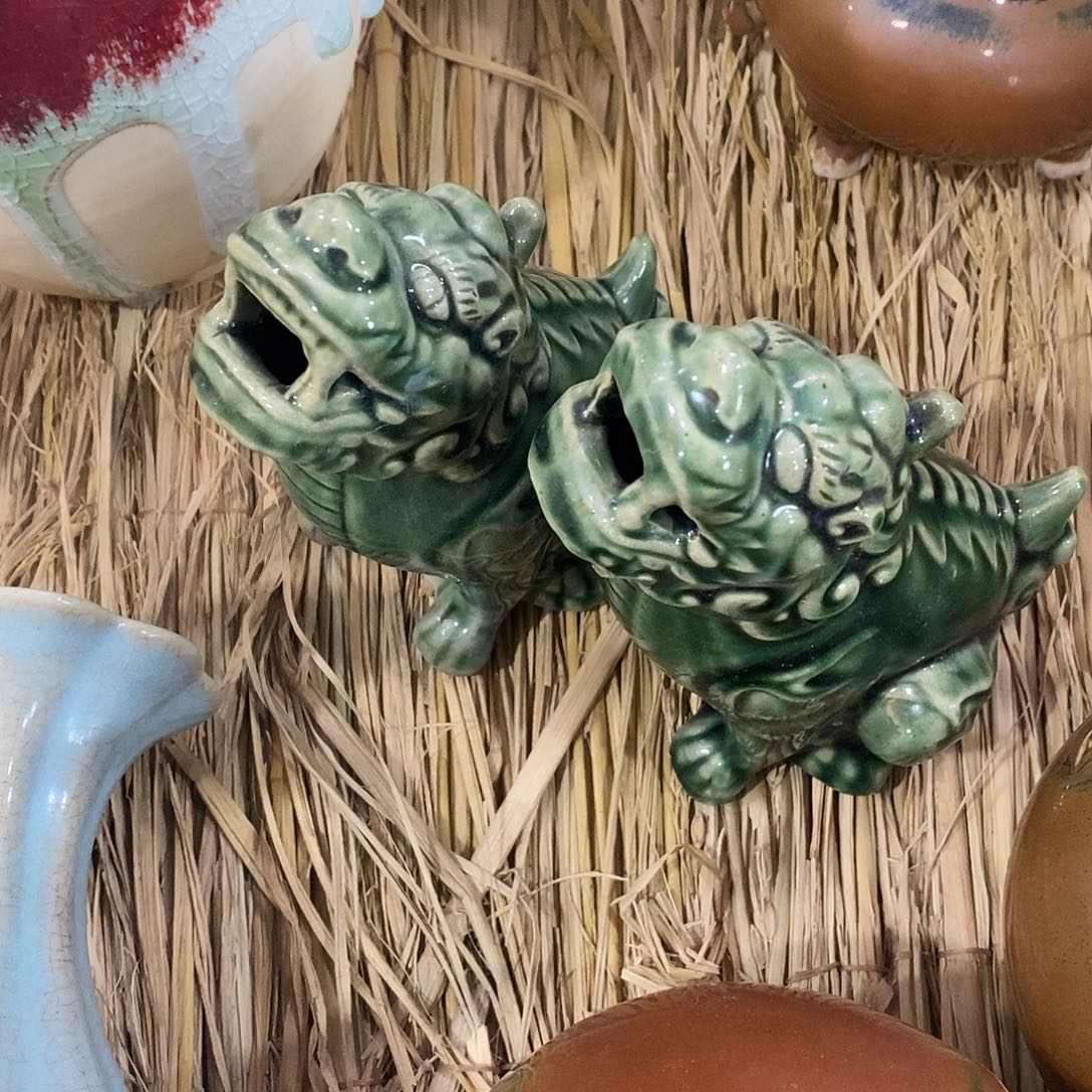 瓷片青瓷的一对望天吼