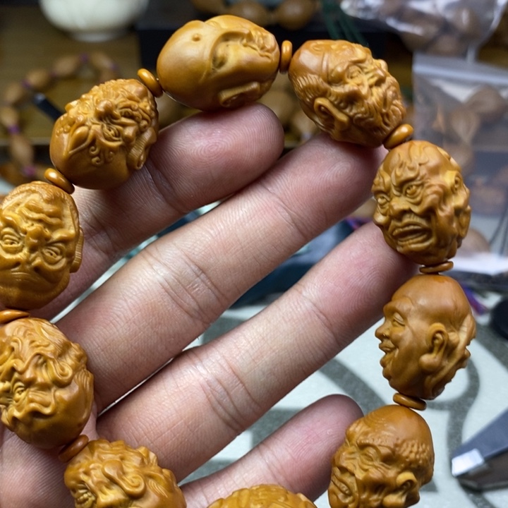 橄榄核手串/手链橄榄核雕工艺手串