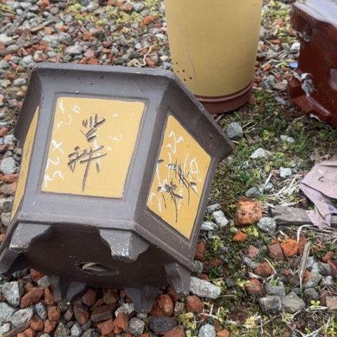 红陶紫砂花盆盆景盆栽