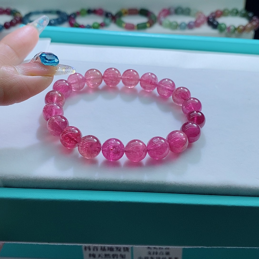 碧玺手链未镶嵌10mm左右