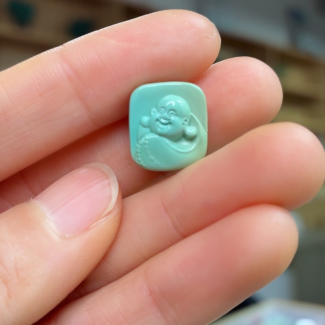 未镶嵌绿松石珠宝奇石