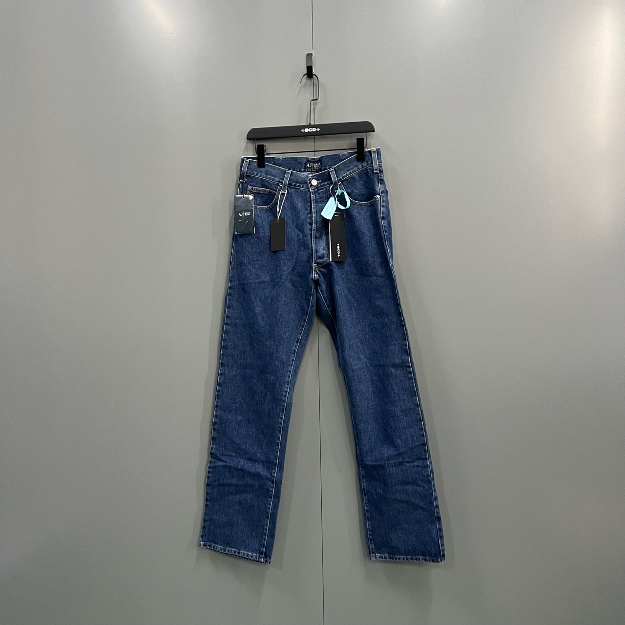 95新 GIORGIO ARMANI/阿玛尼 （ll）深蓝色牛仔裤 32码/95新206770