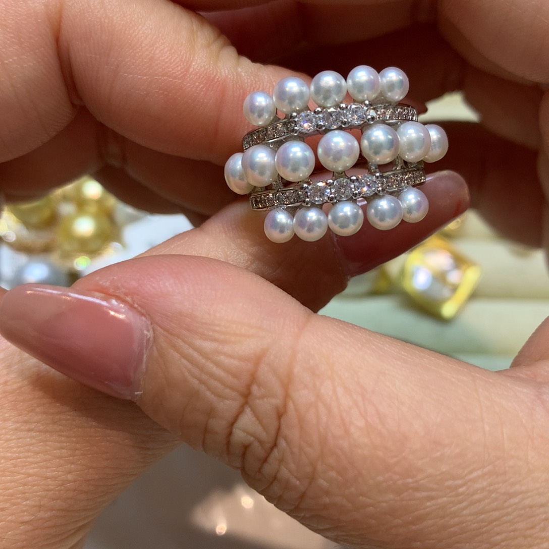 淡水珍珠戒指未镶嵌