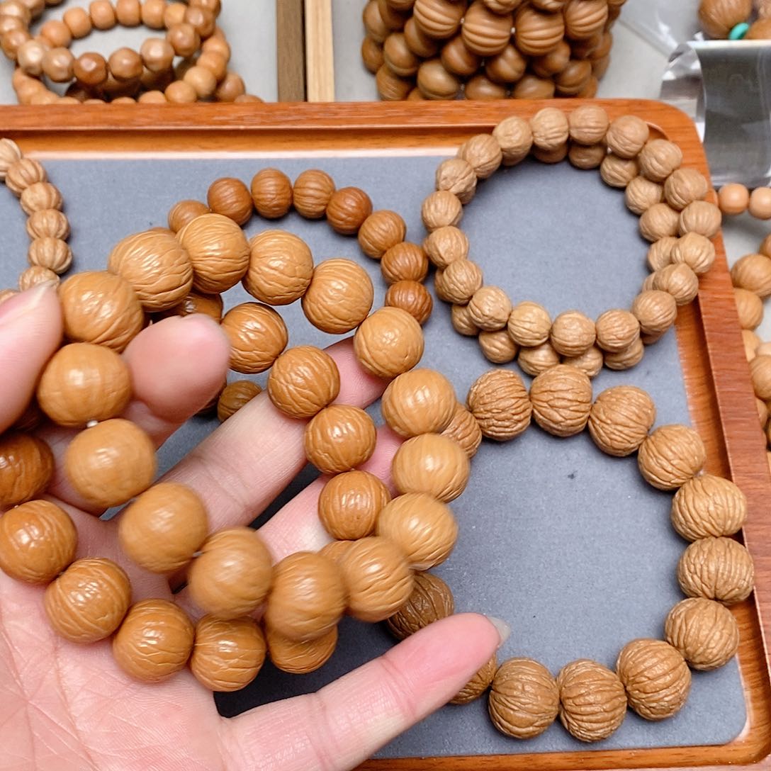 核桃手串/手链聚宝盆1.7左右全品
