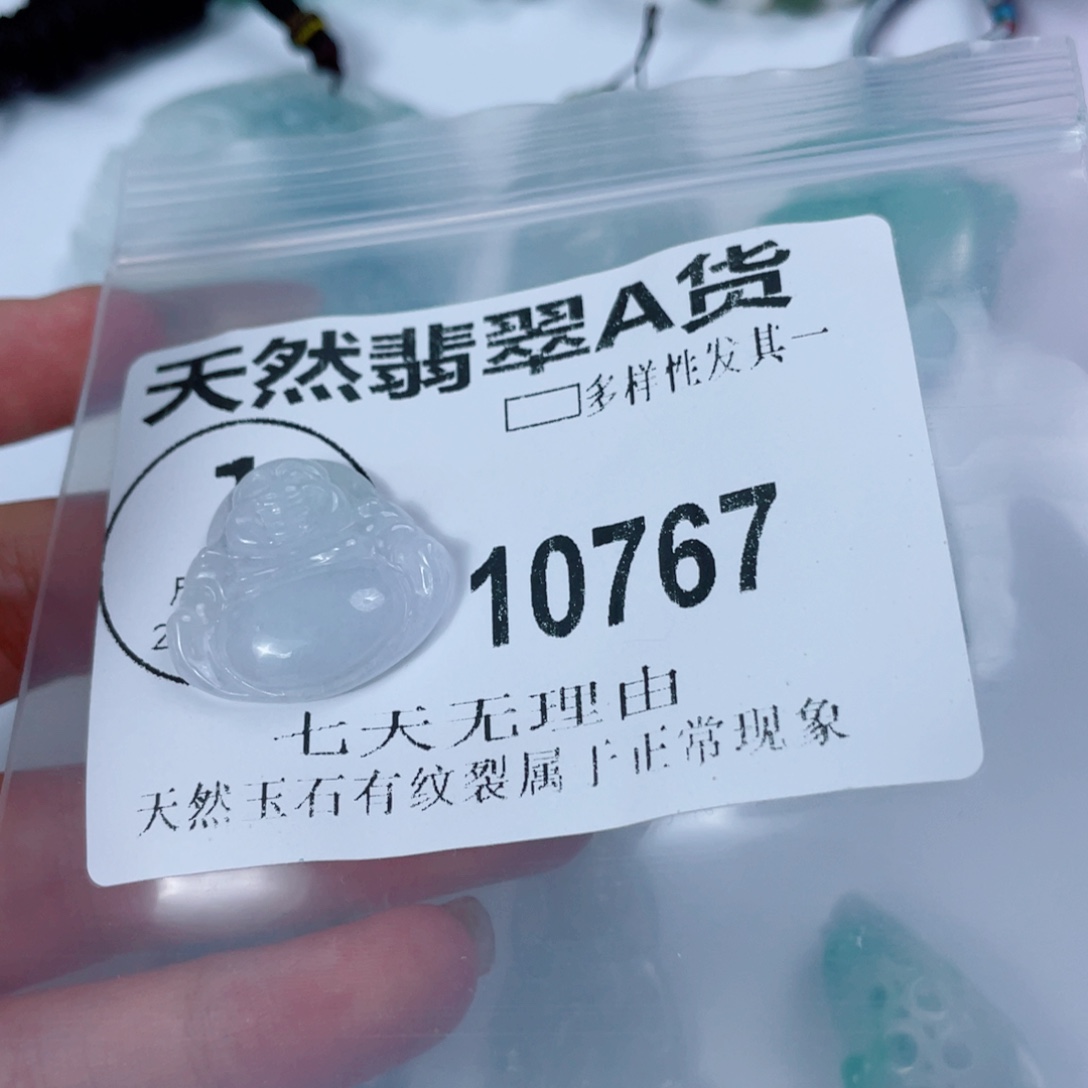 翡翠未镶嵌颈饰10767