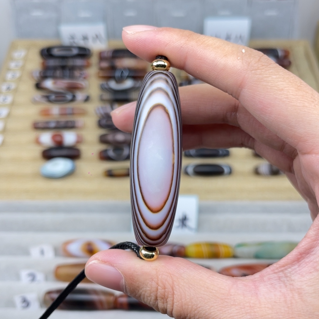 玛瑙/玉髓合金颈饰